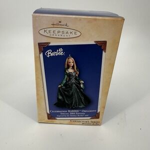 Hallmark Keepsake Christmas Ornament  Celebration Barbie Special Edition 2004